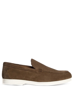 Doucal's Adler round-toe slip-on loafers - Brown