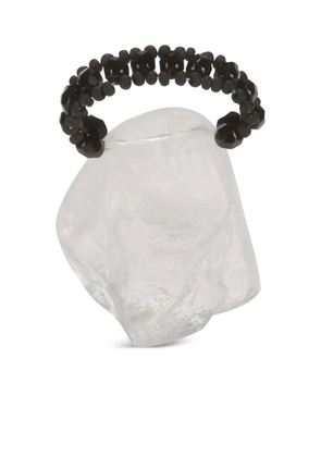 Maria Calderara crystal ring - Black