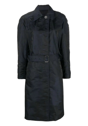 Ferragamo belted trench coat - Blue