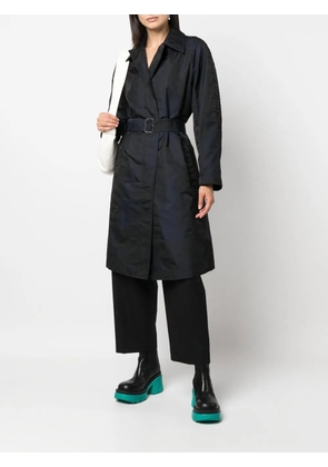 Ferragamo belted trench coat - Blue