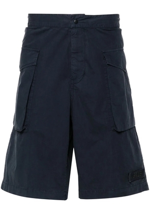 ASPESI logo-patch cargo shorts - Blue
