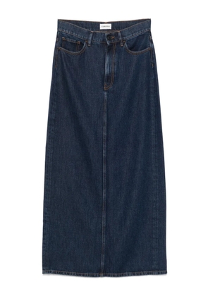 P.A.R.O.S.H. denim maxi skirt - Blue