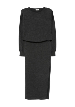P.A.R.O.S.H. long-sleeve midi dress - Grey