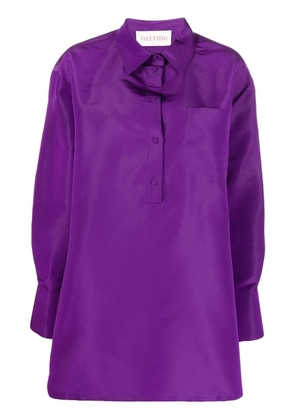 Valentino Garavani long-sleeve button-up shirt - Purple