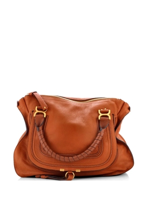 Chloé Pre-Owned Marcie Leather Large shoulder bag - Brown