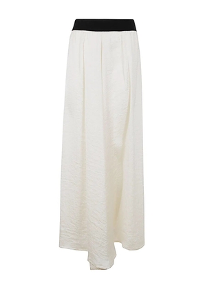Maria Calderara contrast-band trousers - Neutrals