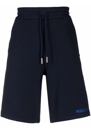 Missoni patterned jacquard cotton shorts - Blue