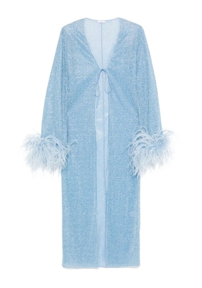 Oséree Lumière Plumage coat - Blue