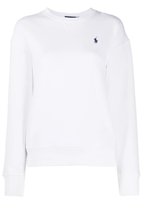 Polo Ralph Lauren plain long-sleeve sweatshirt - White
