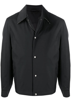 Ferragamo contrast collar jacket - Black