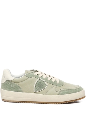 Philippe Model Paris Nice lace-up suede sneakers - Green