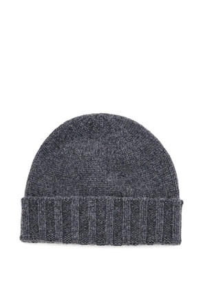 Drumohr ribbed cashmere beanie - Grey