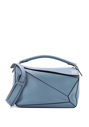 Loewe Pre-Owned Puzzle Bag Leather Medium shoulder bag - Blue