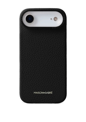 MAISON de SABRÉ logo-lettering iPhone 17 air case - Black
