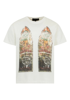 Who Decides War Faded T-shirt - White