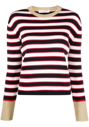 Valentino Garavani lurex sweater - White