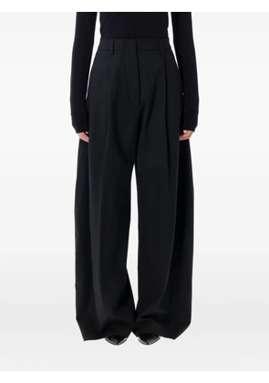 THELATEST Billie pleat-detailing trousers - Black
