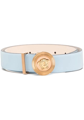 Versace leather Medusa Head belt - Blue