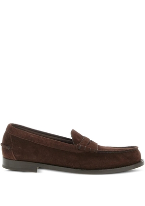 Church's Rowley calf suede loafers - Brown