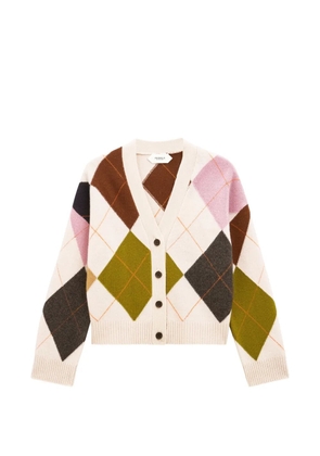 Pringle of Scotland argyle buttoned cardigan - Neutrals