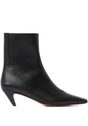 Stella McCartney square-toe ankle boots - Black