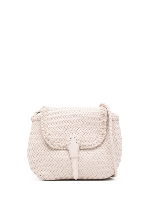 DRAGON DIFFUSION mini City woven cross body bag - Neutrals