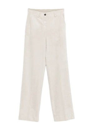 Antonelli corduroy straight-leg trousers - Neutrals