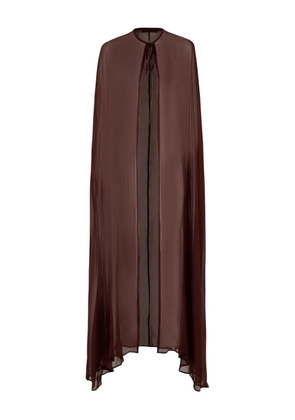 Raquel Diniz silk cape - Red