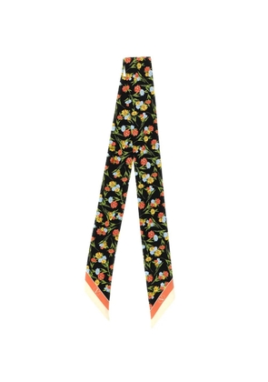 Valentino Garavani Après l'hiver-Garofani print bandeau - Black