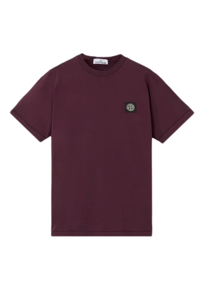 Stone Island Compass-patch T-shirt - Purple