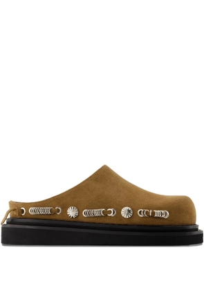 Toga Pulla suede clogs - Brown