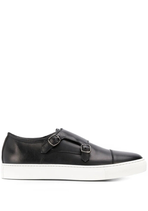Scarosso Fabio double buckle sneakers - Black