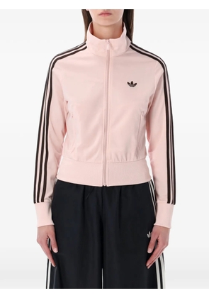 adidas stripe zip sweatshirt - Pink