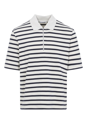 Jil Sander half-zip polo shirt - White