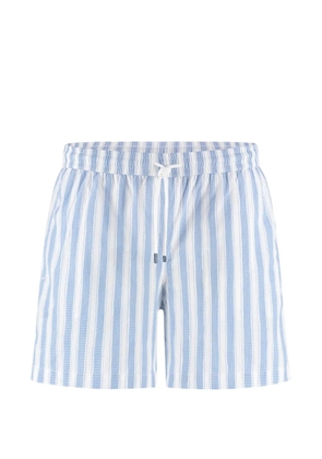 Fedeli striped swim shorts - Blue