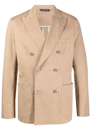 Tonello double-breasted fitted blazer - Neutrals