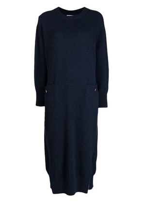 Barrie Iconic knit midi dress - Blue