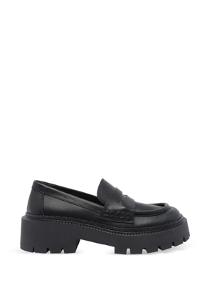 Vic Matie black platform loafers
