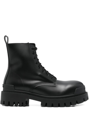 Balenciaga 49mm lace-up boots - Black