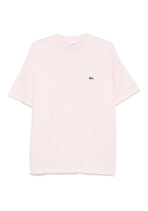 Lacoste logo-patch T-shirt - Pink