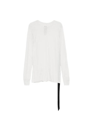 Rick Owens DRKSHDW long-sleeved ribbon T-shirt - White