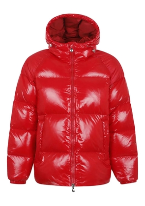 Pyrenex logo-patch jacket - Red