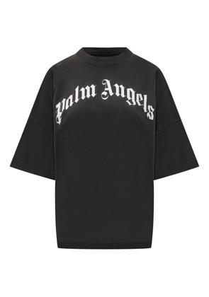Palm Angels logo-print T-shirt - Black