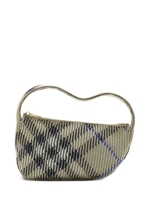 Burberry Check mini knitted bag - Neutrals