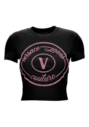 Versace Jeans Couture logo-print T-shirt - Black