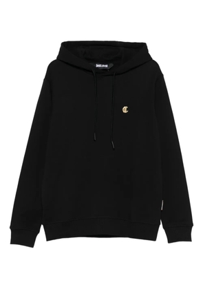 Just Cavalli cotton hoodie - Black