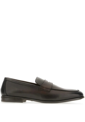 Doucal's leather loafers - Brown