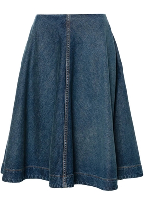 KHAITE Renta denim skirt - Blue