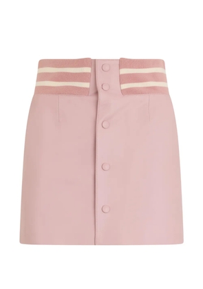 Valentino Garavani ribbed-waistband skorts - Pink