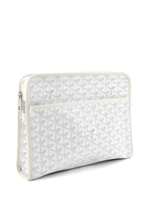 Goyard Pre-Owned Jouvence Toiletry Pouch Coated Canvas clutch bag - White